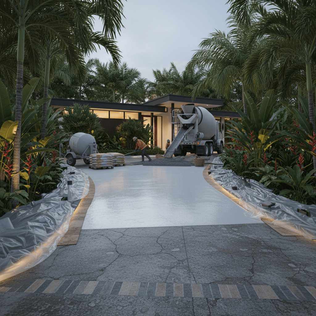 concrete driveways Pembroke Pines