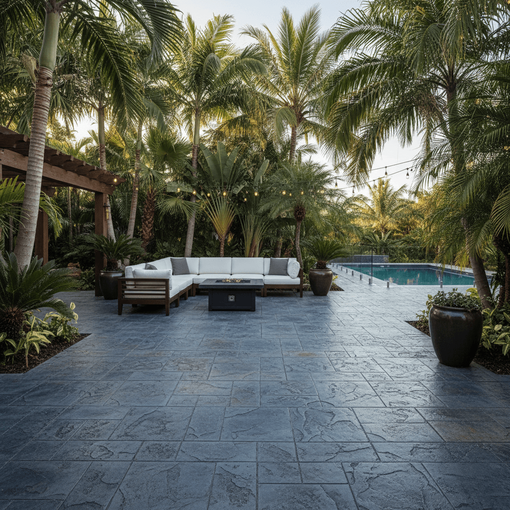 stamped concrete Pembroke Pines