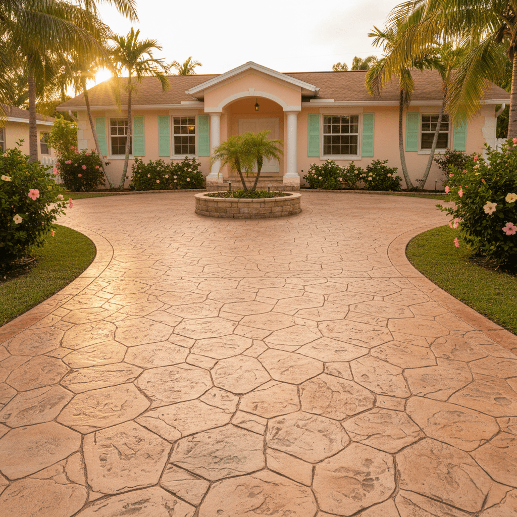stamped concrete Pembroke Pines